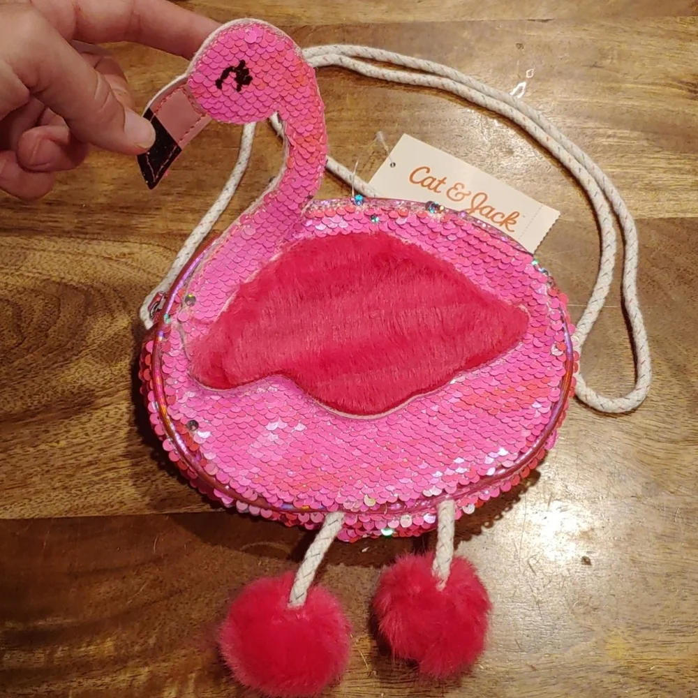 Cat & Jack Flamingo Purse